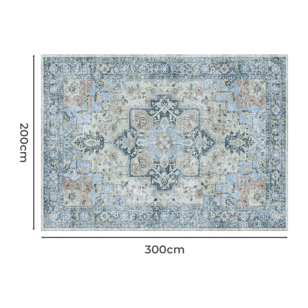 Marlow Floor Rug Vintage Polyester Washable Area Rugs-2011971110949752834