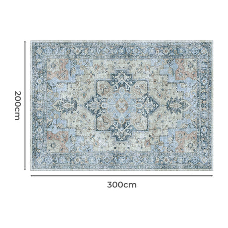 Marlow Floor Rug Vintage Polyester Washable Area Rugs-2011971110949752834