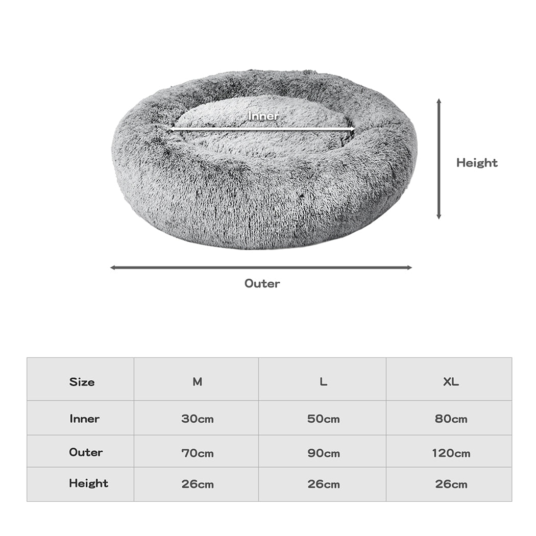 PaWz Pet Bed Memory Foam Dog Donut Charcoal X-Large-2018816884769689602