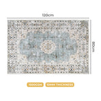 Marlow Floor Rug Short Pile Washable Vintage Carpet Soft Plush Non Slip 80x120-2018816677239721986