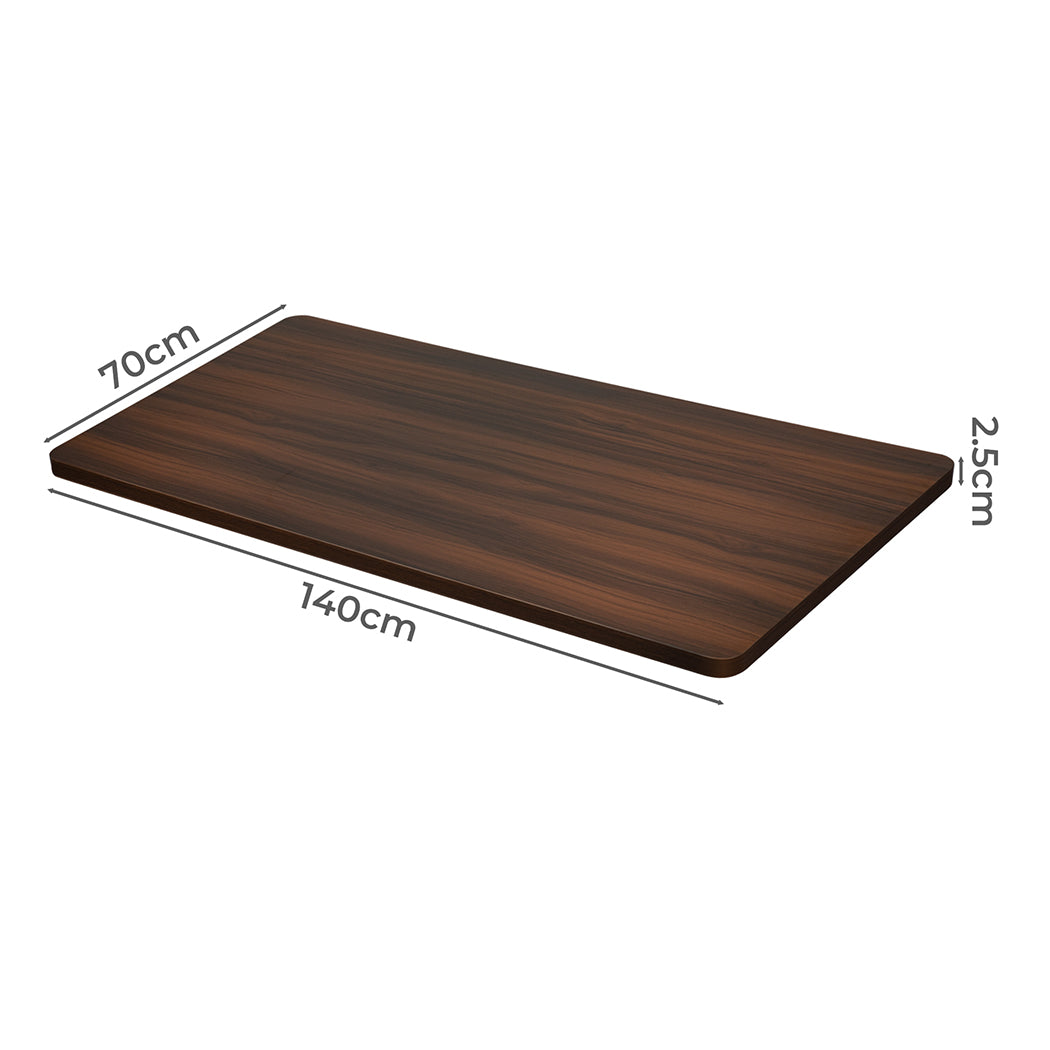 Levede Desktop For Motorised Adjustable Black 140X70CM Walnut-2018816895993647106