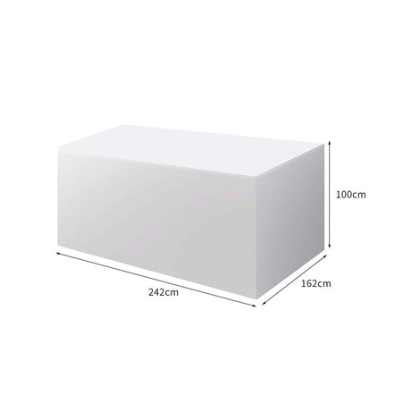 Marlow Outdoor Furniture Cover Waterproof Silver 30cm Extension-2006733111123120130
