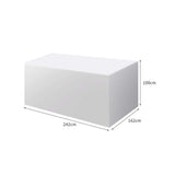 Marlow Outdoor Furniture Cover Waterproof Silver 30cm Extension - Front View