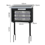Spector Electric Bug Zapper Lamp Outdoor Indoor - Front View