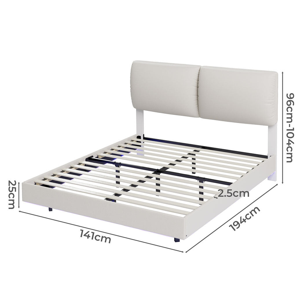 Levede Double Floating Bed Frame-2018816916130500610