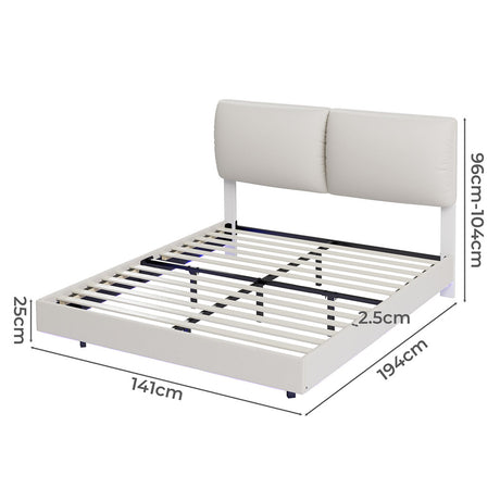 Levede Double Floating Bed Frame-2018816916130500610