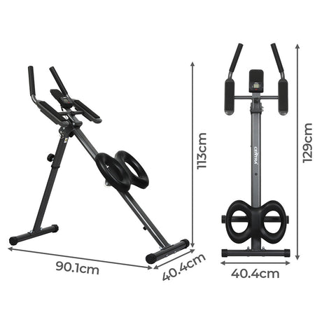 Centra Foldable Adjustment Ab Machine Black-2018816832718376962