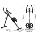 Centra Foldable Adjustment Ab Machine Black-2018816832718376962
