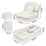 Levede Convertible Lounge Floor Sofa Bed-2018816937919909890