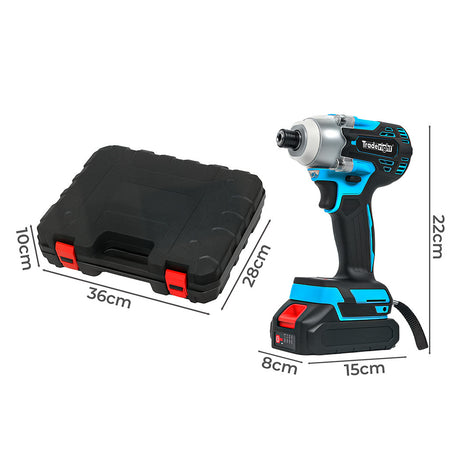 Traderight 21V Impact Driver Cordless,400Nm,2x2.0Ah,Kit-1960920173141692418