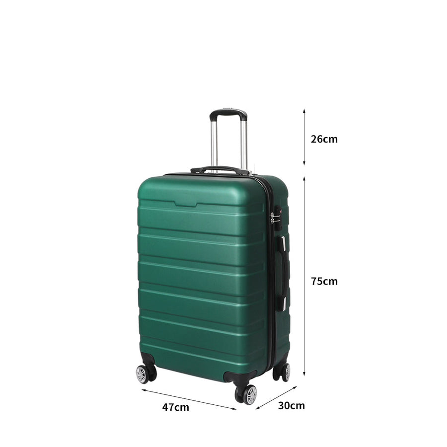 Slimbridge 28" Luggage Case Suitcase Green 28 inch-2018816852456771586