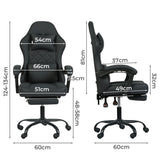 Levede Office Chair High Back Suede Fabric Gaming Chair-2006733418200698882