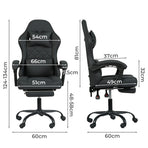 Levede Office Chair High Back Suede Fabric Gaming Chair-2006733418200698882