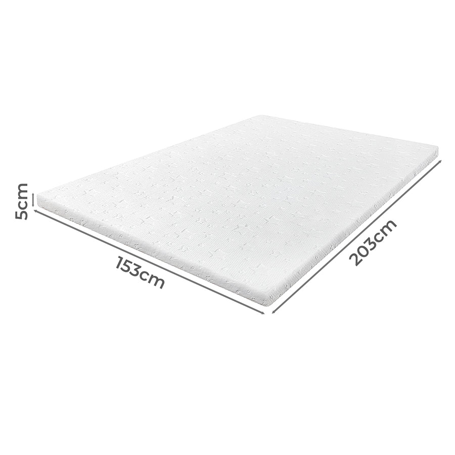 Dreamz Memory Foam Mattress Topper King Single 5cm-2017004948172181506
