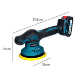 Traderight 21V Cordless Car Polisher Buffer Machine - Front View
