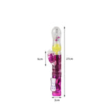 Urway Rabbit Vibrator Masturbator Thrusting Pink - Front View