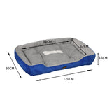PaWz Pet Bed Dog Beds Bedding Mattress XXL Navy XX-Large - Front View