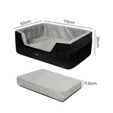 Pawz Dog Car Booster Seat Belt Pet Safe Protector Travel Bed - Front View