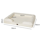 PaWz Memory Foam Pet Sofa Bed - Front View