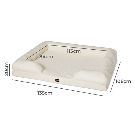 PaWz Memory Foam Pet Sofa Bed-1954802347687415810