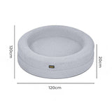 Pawz Pet Orthopedic Calming Bed Memory Foam Dog Sofa - Front View