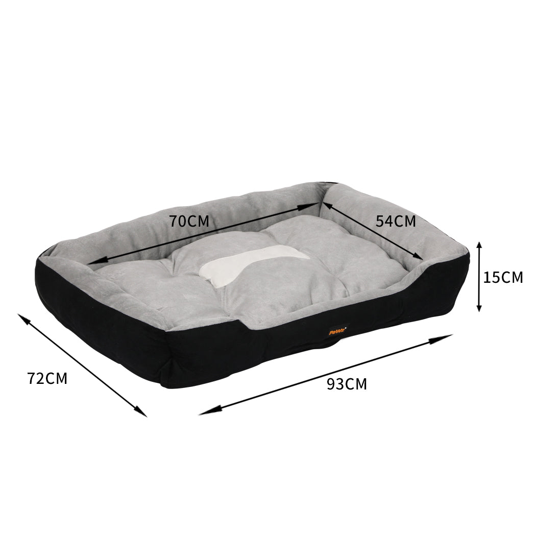 PaWz Pet Bed Dog Beds Bedding Mattress XL Black X-Large-1954802495129784322