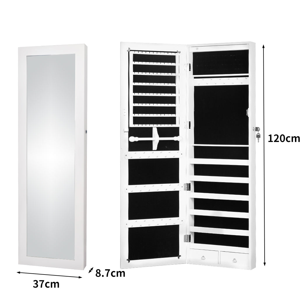 Levede Mirror Jewellery Cabinet Makeup-2006733194640101378