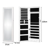Levede Mirror Jewellery Cabinet Makeup-2006733194640101378