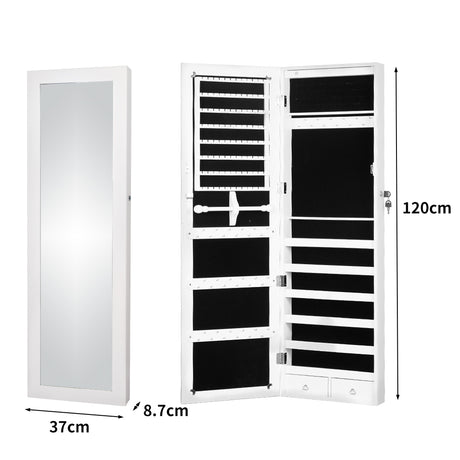 Levede Mirror Jewellery Cabinet Makeup-2006733194640101378