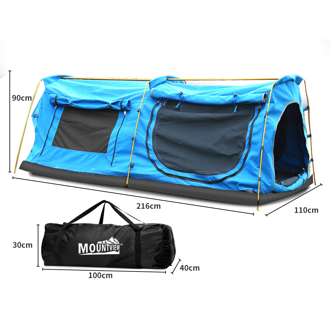 Mountview King Single Swag Camping Swags Blue-2018816907557343234