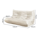 Levede 2 Seaters Floor Sofa Caterpillar Lounge-2006732811075194882