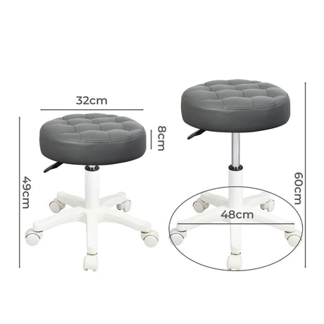 Levede Rolling  Bar Stool-2018816738510114818