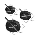 TOQUE Non Stick Frying Pan Set 3PCS-2018816770760118274