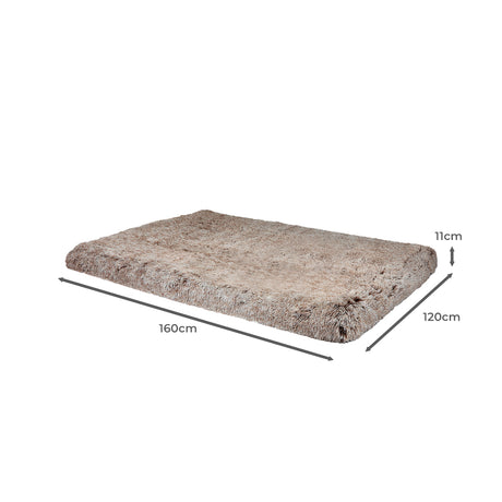 PaWz Dog Mat Pet Calming Bed Memory XXL Coffee XX-Large-1954802548598771714