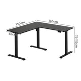 Levede Electric Standing Desk Table Adjustable Height - Front View