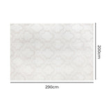 Marlow Floor Rugs Soft Shaggy 10mm Pile 200x290 - Front View