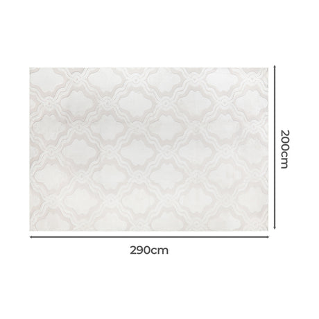 Marlow Floor Rugs Soft Shaggy 10mm Pile 200x290-1954802392067346434