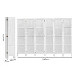Levede 6 Panel Room Divider 170cm Freestanding Screen-2006733395211718658