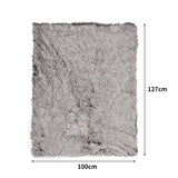 PaWz Dog Blanket Pet Cat Mat Puppy Warm Brown - Front View