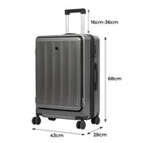 Slimbridge 26"Luggage Trolley Travel Suitcase-2006732874291744770