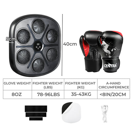 Centra Punching Box With 8 OZ Boxing Glove-1954802365165080578