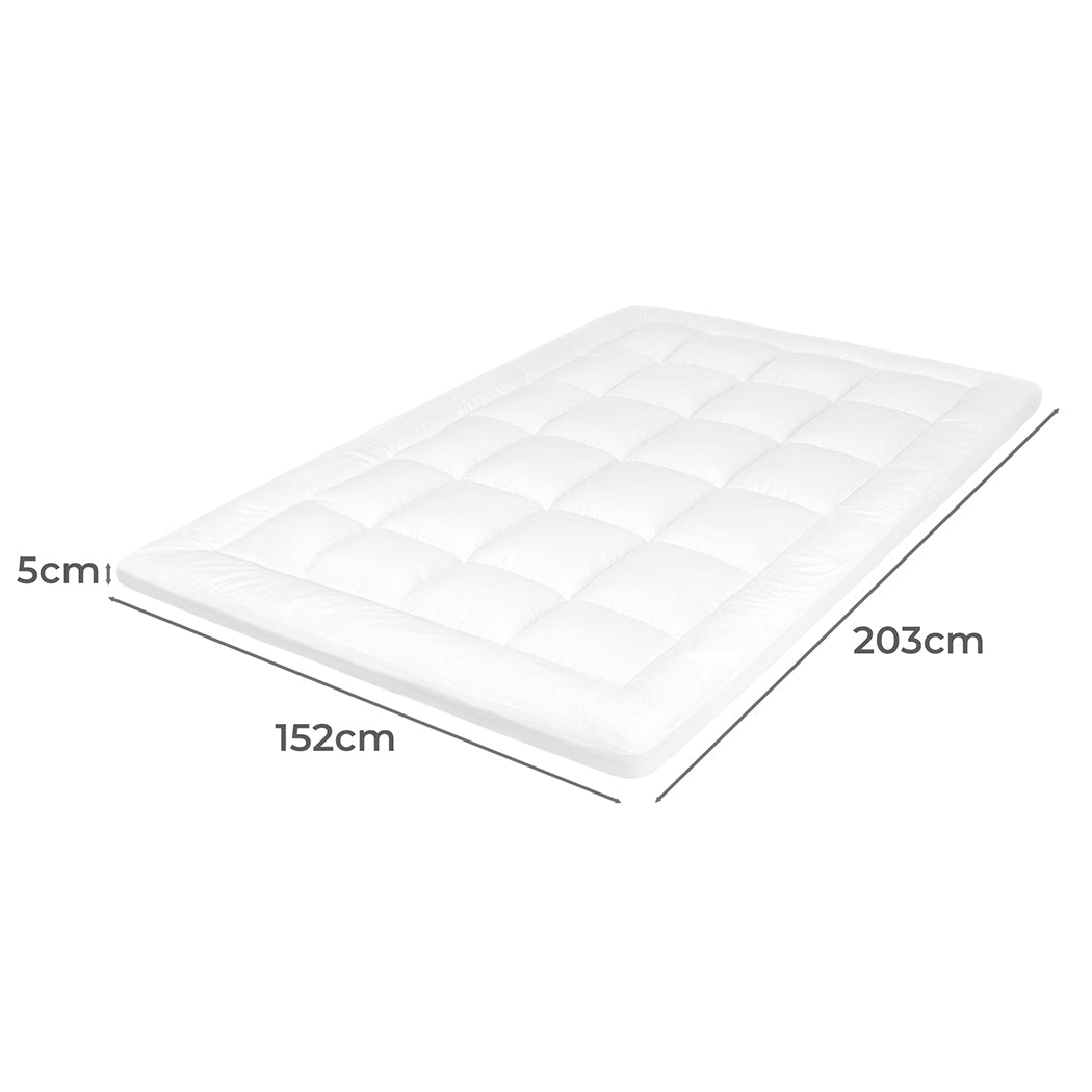 Dreamz Mattress Topper Pillowtop Cover Bed Protector Queen-1960920177524740098