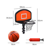 Centra Kids Basketball Hoop Set - Front View