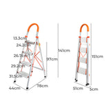 Traderight 4 Step Ladder Folding Aluminium-2006733183374200834