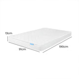 Dreamz Mattress Spring Coil Bonnell Single - Front View