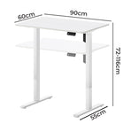 Levede Electric Standing Desk Height Adjustable 90cm-2006733412207038466