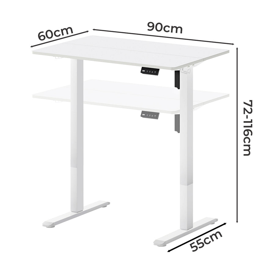 Levede Electric Standing Desk Height Adjustable 90cm-2006733412207038466