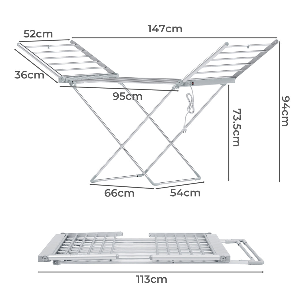 Levede Dryer Electric Heated Rack Airer Folding-2018816866977452034