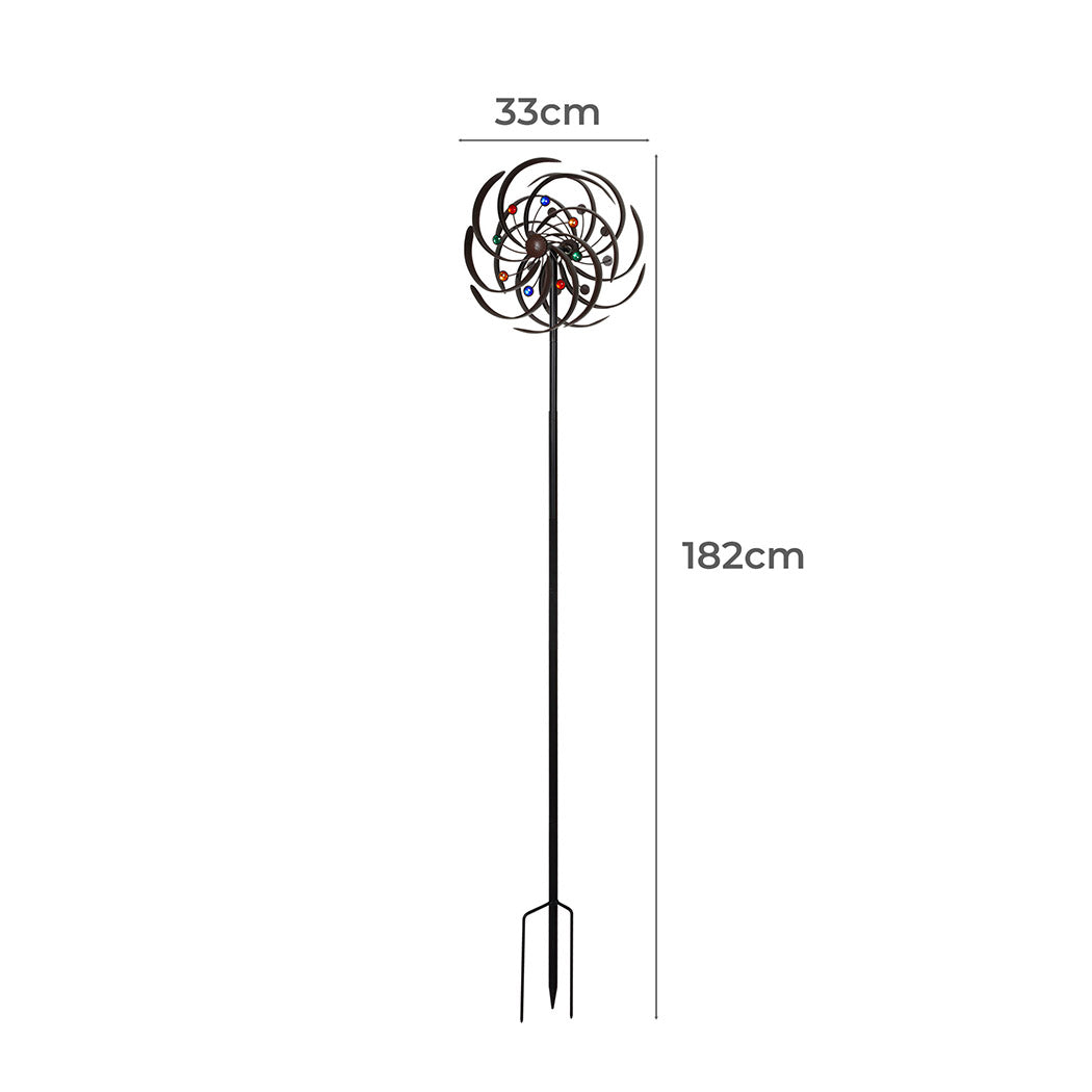 Garden Windmill Wind Mill Spinner Metal-2018816693433929730