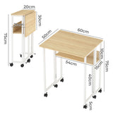 Levede Foldable Computer Desk for Study Home Office - Front View